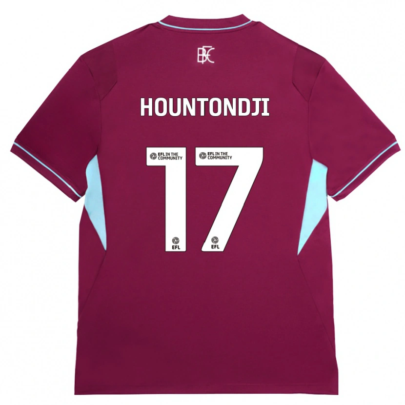 Danxen Mujer Camiseta Andréas Hountondji #17 Borgoña Verde 1ª Equipación 2026/27 La Camisa México
