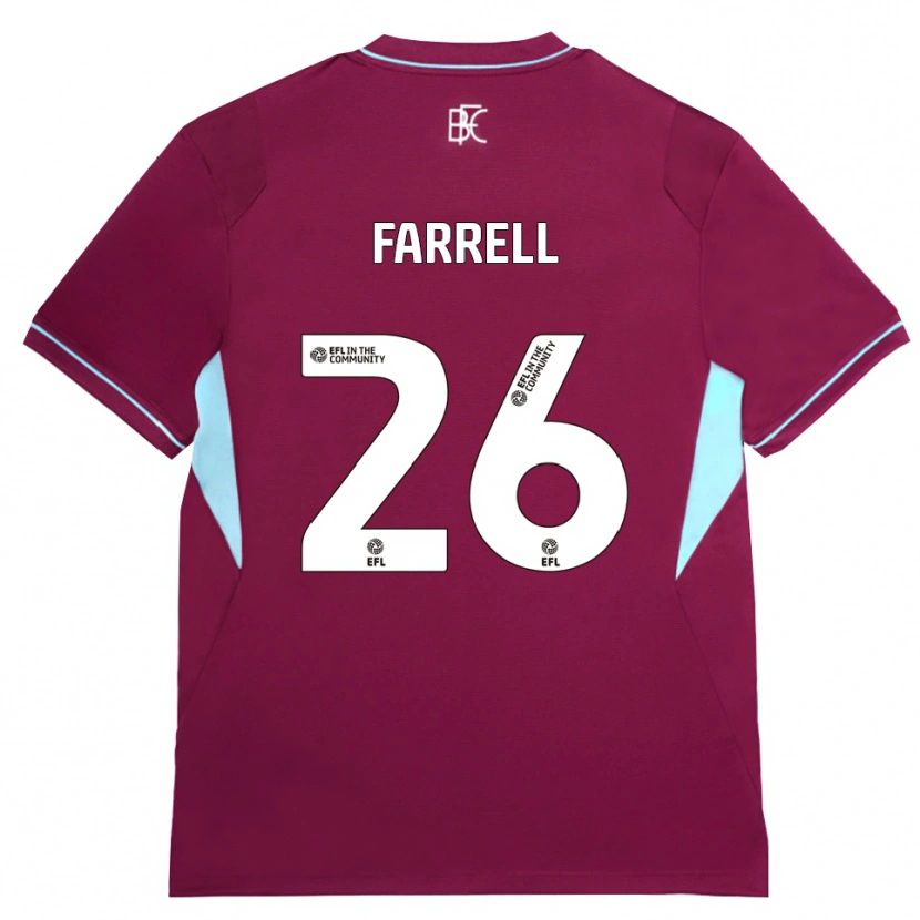 Danxen Mujer Camiseta Lucy Farrell #26 Borgoña Verde 1ª Equipación 2026/27 La Camisa México