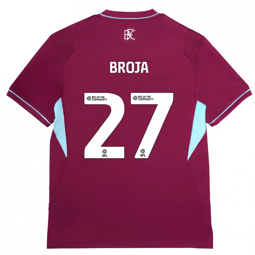 Danxen Mujer Camiseta Armando Broja #27 Borgoña Verde 1ª Equipación 2026/27 La Camisa México