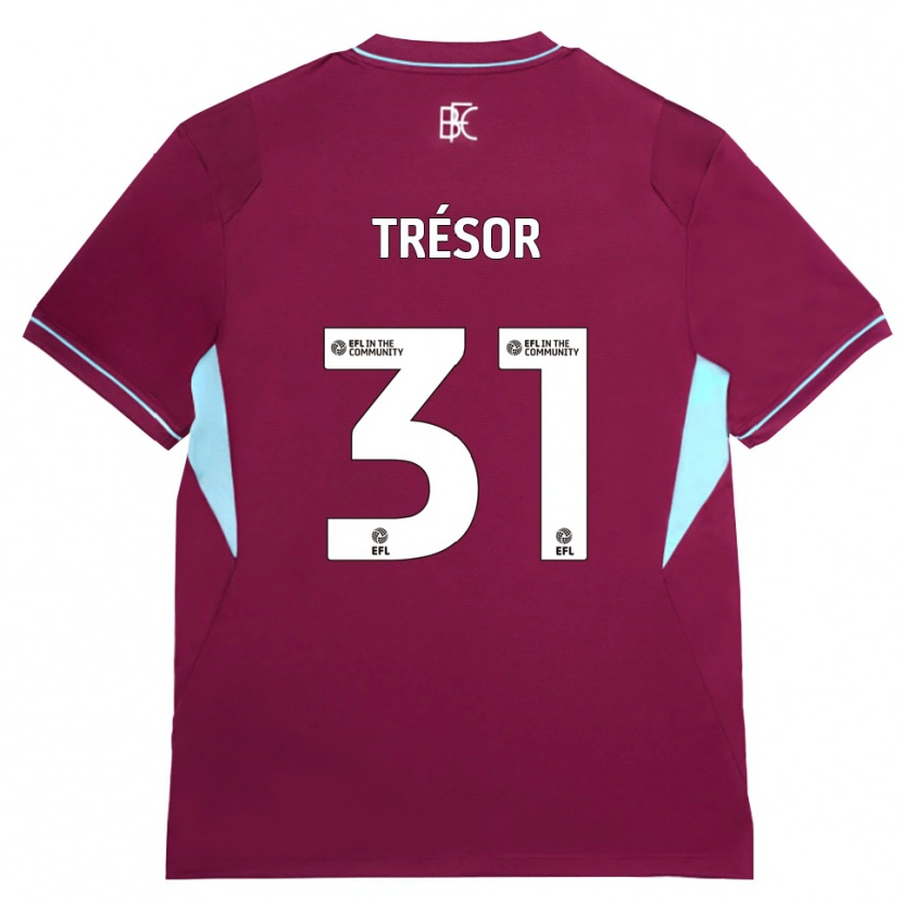 Danxen Mujer Camiseta Mike Tresor #31 Borgoña Verde 1ª Equipación 2026/27 La Camisa México