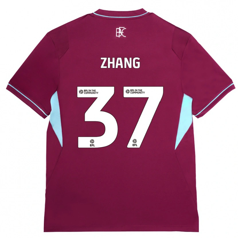 Danxen Mujer Camiseta Jiaming Zhang #37 Borgoña Verde 1ª Equipación 2026/27 La Camisa México