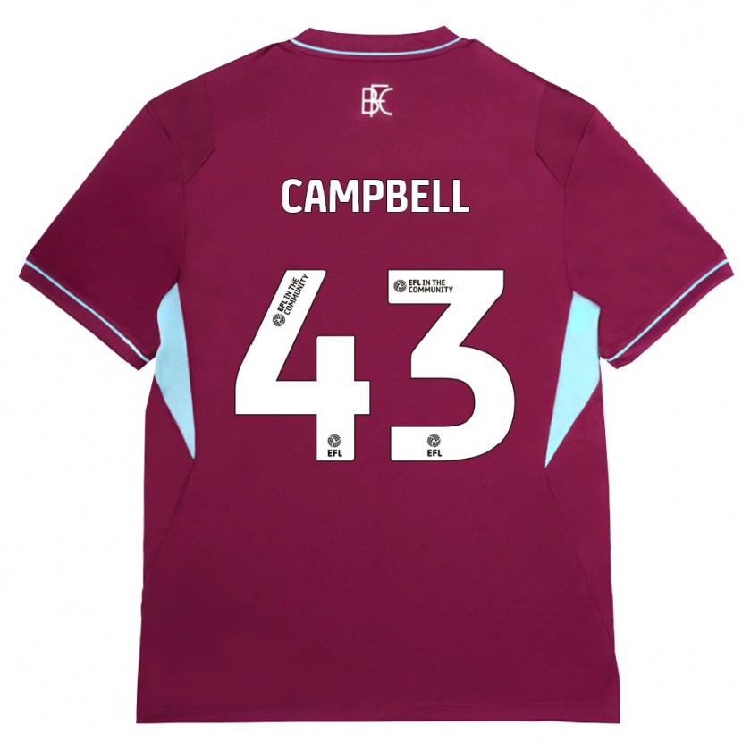 Danxen Mujer Camiseta Murray Campbell #43 Borgoña Verde 1ª Equipación 2026/27 La Camisa México