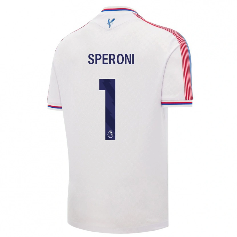 Danxen Mujer Camiseta Thiago Speroni #1 Blanco Rojo Azul 1ª Equipación 2026/27 La Camisa México