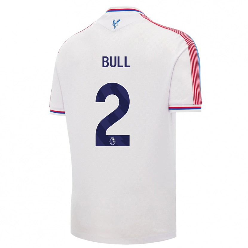 Danxen Mujer Camiseta Hugo Bull #2 Blanco Rojo Azul 1ª Equipación 2026/27 La Camisa México