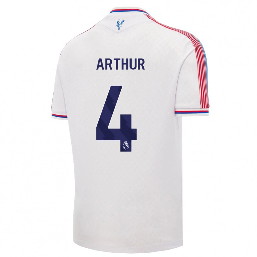 Danxen Mujer Camiseta Chloe Arthur #4 Blanco Rojo Azul 1ª Equipación 2026/27 La Camisa México