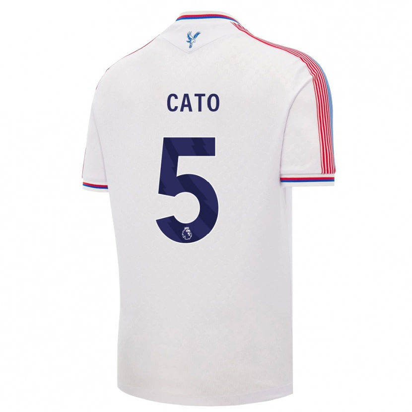Danxen Mujer Camiseta My Cato #5 Blanco Rojo Azul 1ª Equipación 2026/27 La Camisa México