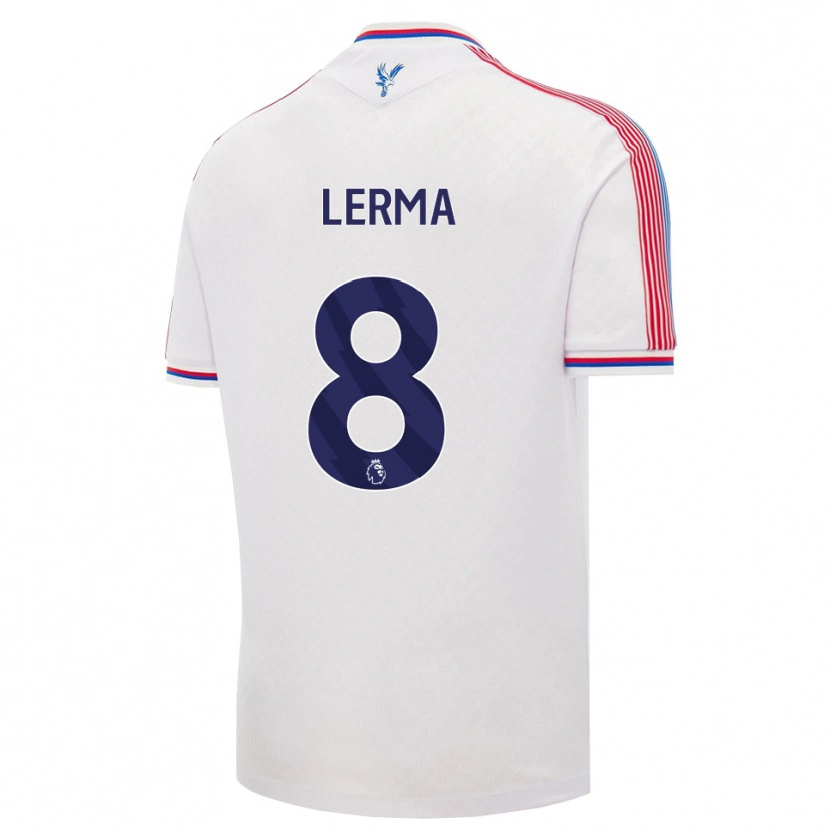 Danxen Mujer Camiseta Jefferson Lerma #8 Blanco Rojo Azul 1ª Equipación 2026/27 La Camisa México