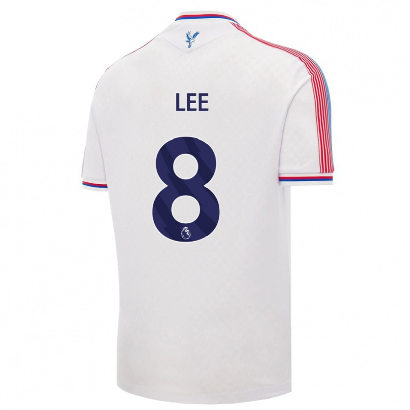 Danxen Mujer Camiseta Jamar Lee #8 Blanco Rojo Azul 1ª Equipación 2026/27 La Camisa México