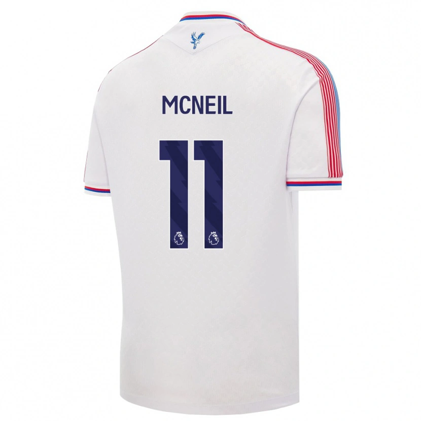 Danxen Mujer Camiseta Dwight Mcneil #11 Blanco Rojo Azul 1ª Equipación 2026/27 La Camisa México