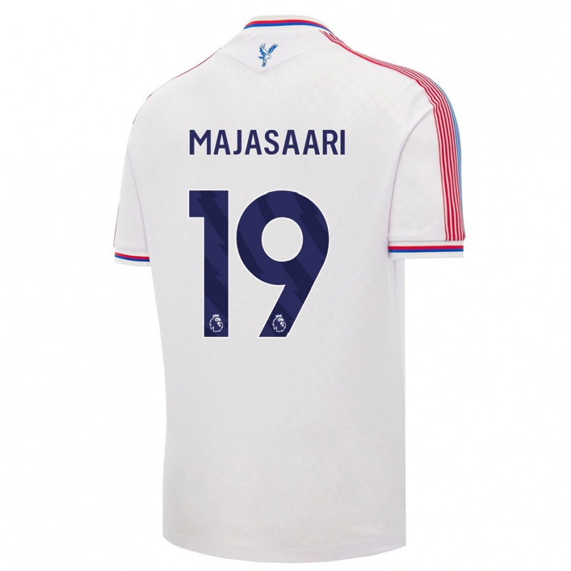 Danxen Mujer Camiseta Milla-Maj Majasaari #19 Blanco Rojo Azul 1ª Equipación 2026/27 La Camisa México