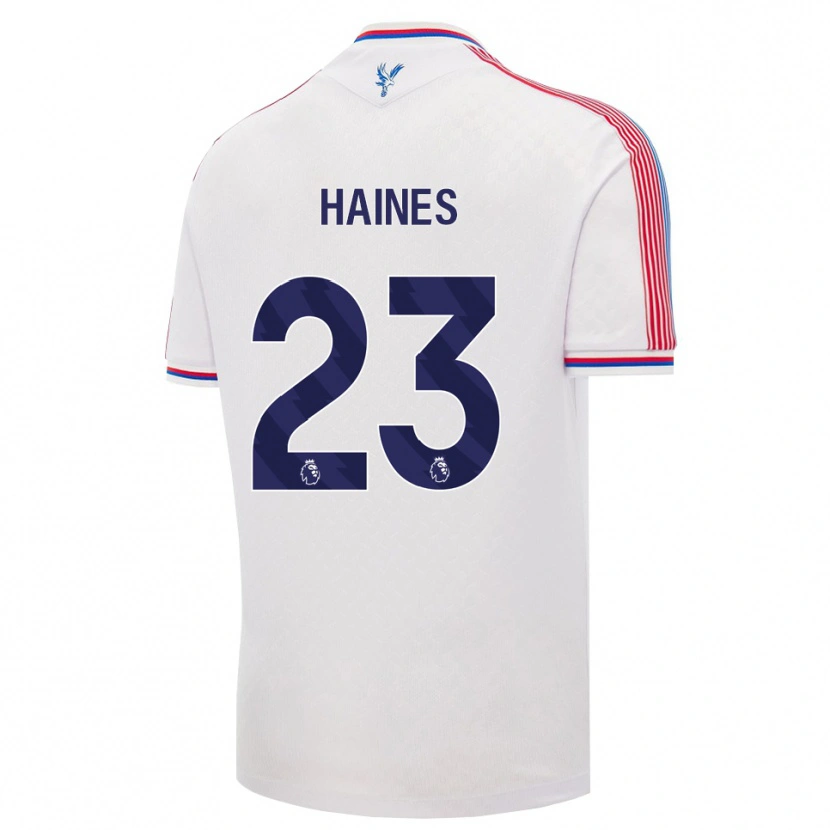 Danxen Mujer Camiseta Coral-Jade Haines #23 Blanco Rojo Azul 1ª Equipación 2026/27 La Camisa México
