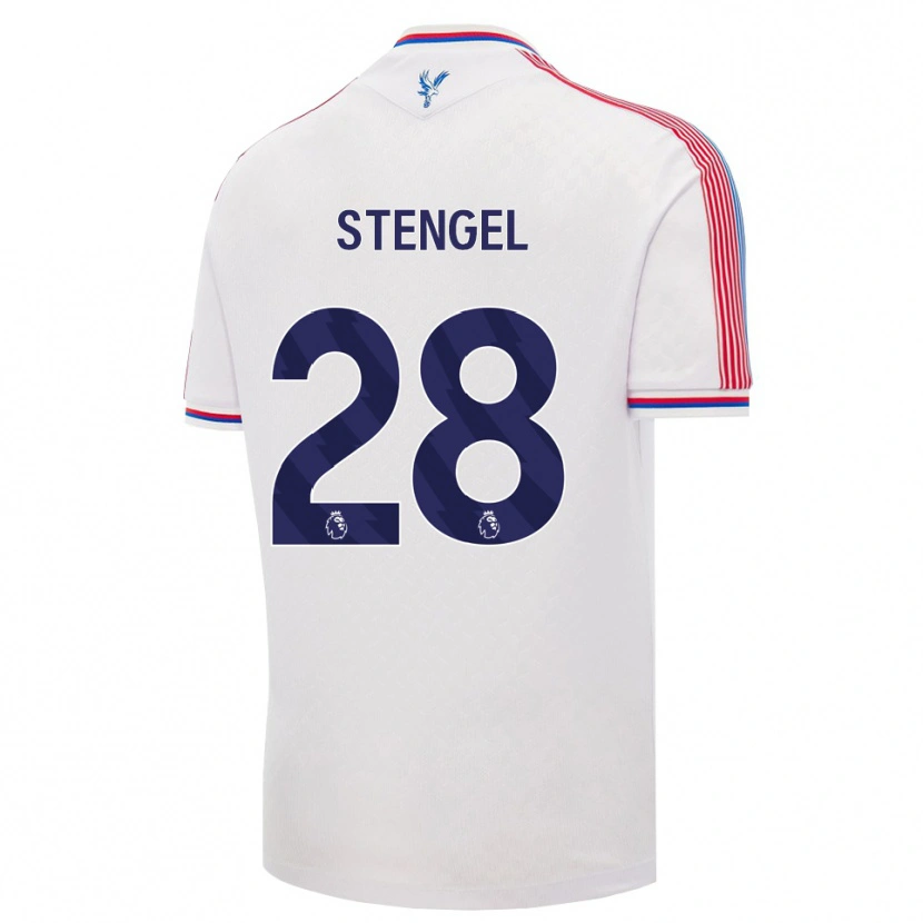 Danxen Mujer Camiseta Katie Stengel #28 Blanco Rojo Azul 1ª Equipación 2026/27 La Camisa México