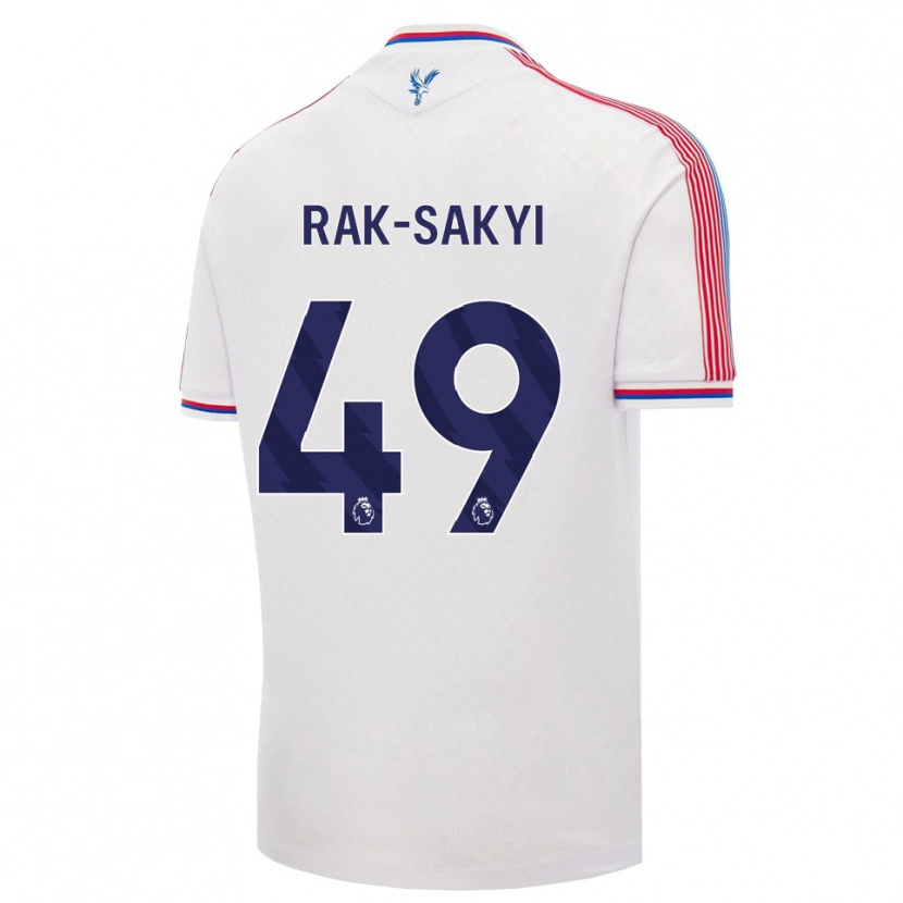 Danxen Mujer Camiseta Jesurun Rak-Sakyi #49 Blanco Rojo Azul 1ª Equipación 2026/27 La Camisa México