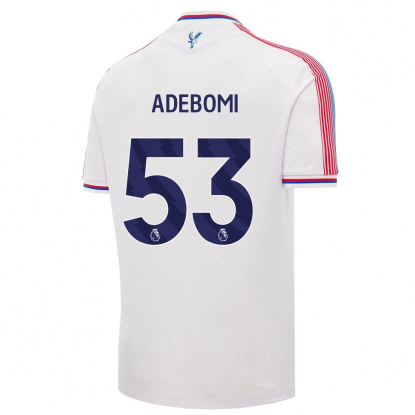 Danxen Mujer Camiseta Ademola Ola Adebomi #53 Blanco Rojo Azul 1ª Equipación 2026/27 La Camisa México