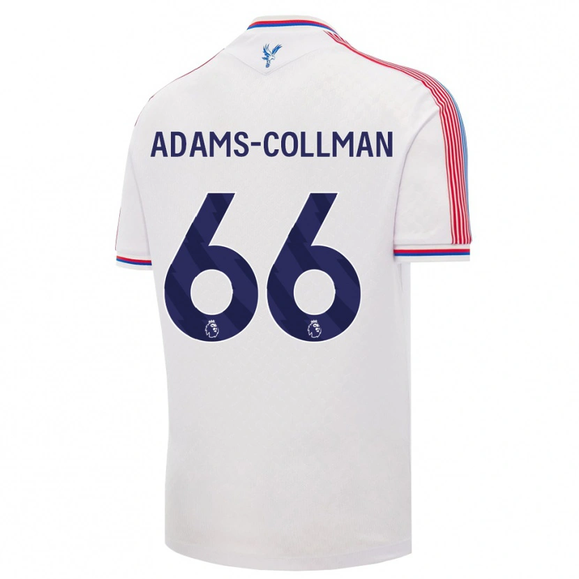 Danxen Mujer Camiseta Kai-Reece Adams-Collman #66 Blanco Rojo Azul 1ª Equipación 2026/27 La Camisa México