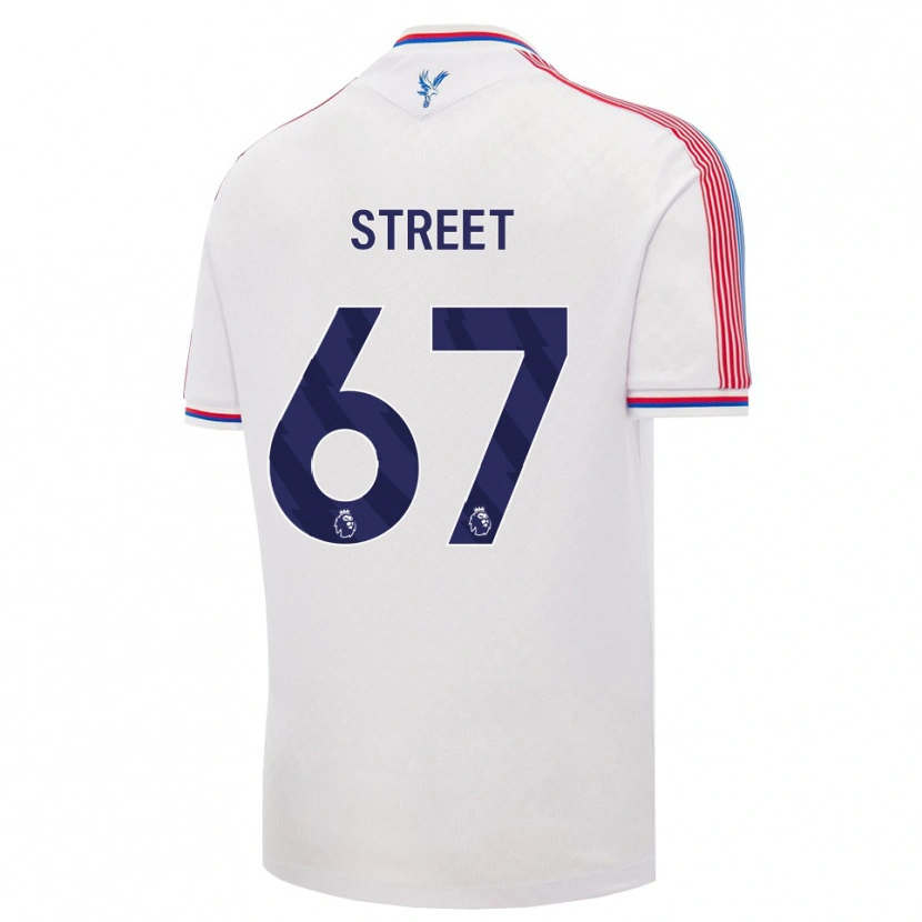 Danxen Mujer Camiseta Rob Street #67 Blanco Rojo Azul 1ª Equipación 2026/27 La Camisa México