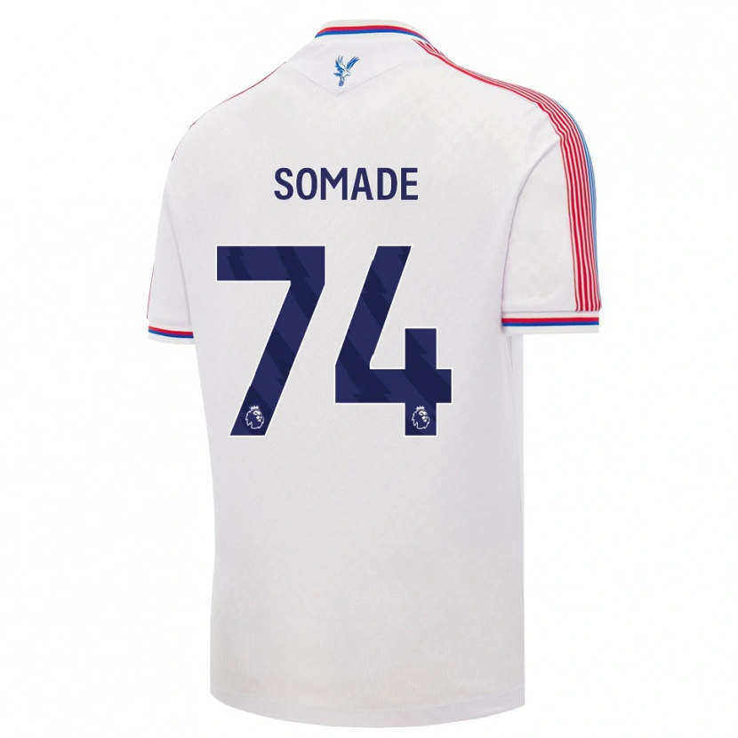 Danxen Mujer Camiseta Sean Somade #74 Blanco Rojo Azul 1ª Equipación 2026/27 La Camisa México