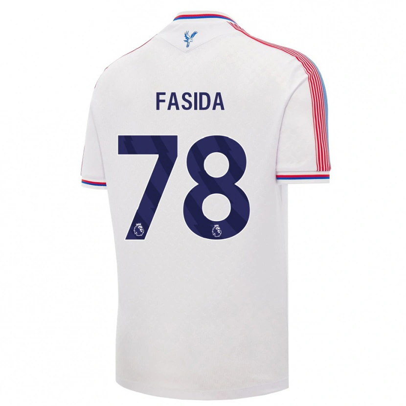 Danxen Mujer Camiseta Jacob Fasida #78 Blanco Rojo Azul 1ª Equipación 2026/27 La Camisa México