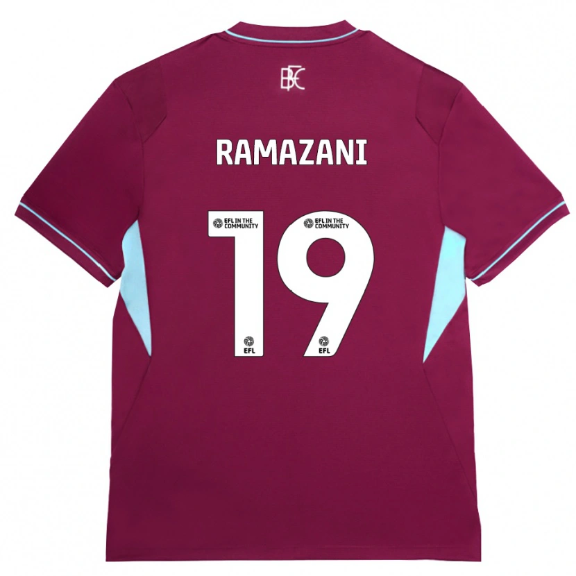 Danxen Mujer Camiseta Largie Ramazani #19 Borgoña Verde 1ª Equipación 2026/27 La Camisa México