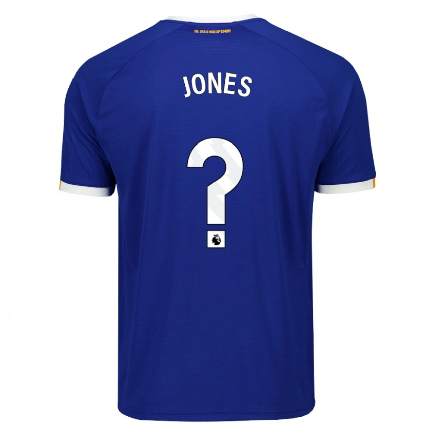 Danxen Mujer Camiseta Edward Jones #0 Azul Blanco Amarillo 1ª Equipación 2026/27 La Camisa México