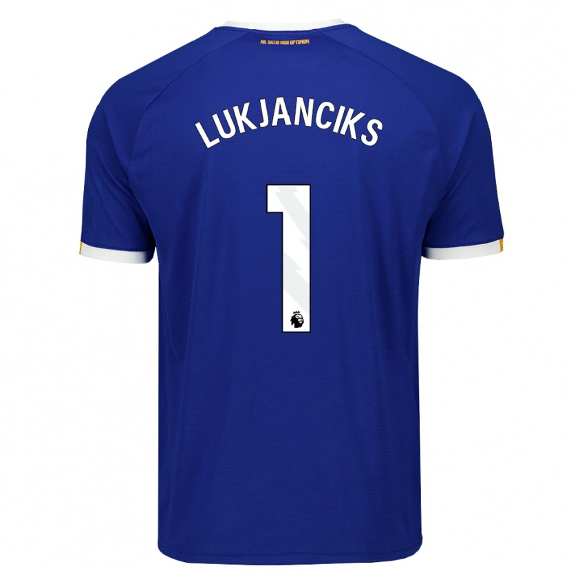 Danxen Mujer Camiseta Douglass Lukjanciks #1 Azul Blanco Amarillo 1ª Equipación 2026/27 La Camisa México