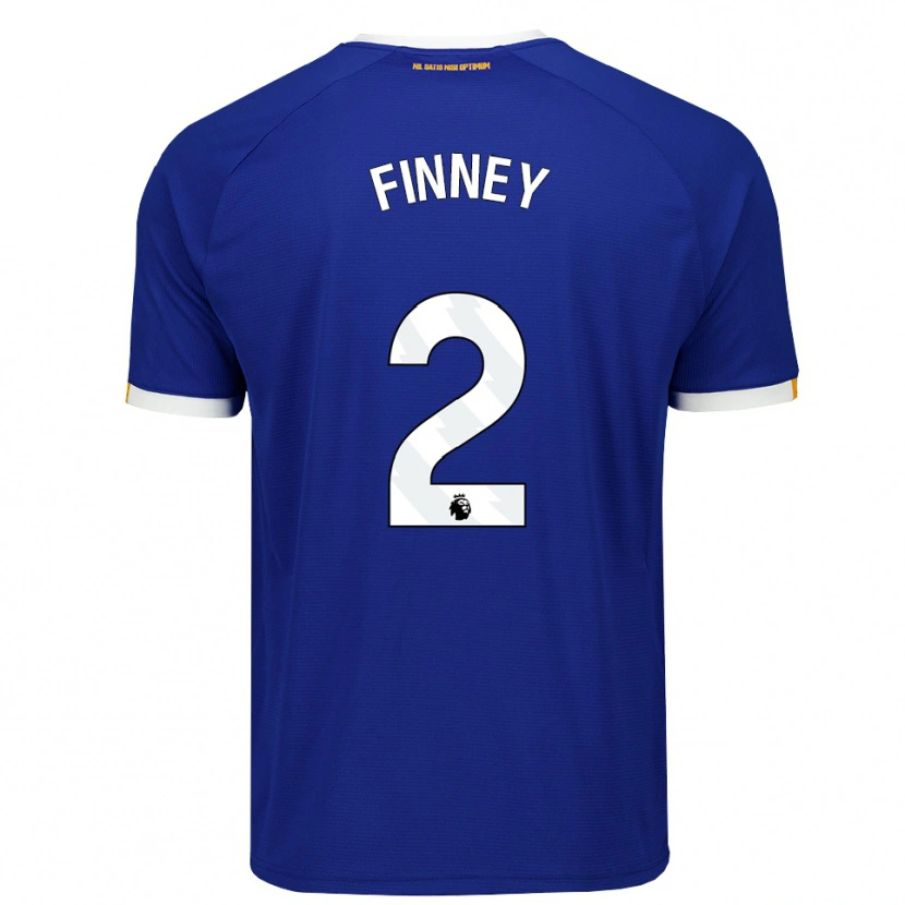Danxen Mujer Camiseta George Finney #2 Azul Blanco Amarillo 1ª Equipación 2026/27 La Camisa México