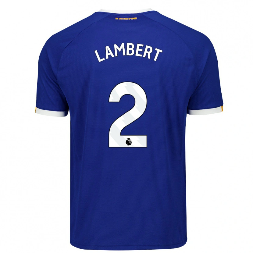 Danxen Mujer Camiseta Rocco Lambert #2 Azul Blanco Amarillo 1ª Equipación 2026/27 La Camisa México