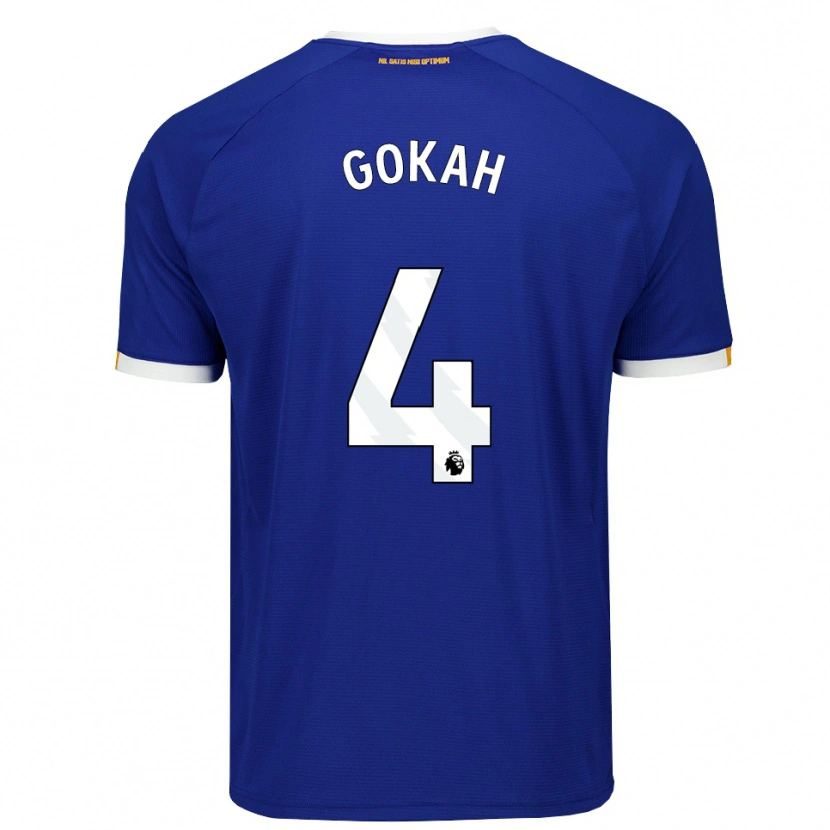Danxen Mujer Camiseta Reuben Gokah #4 Azul Blanco Amarillo 1ª Equipación 2026/27 La Camisa México
