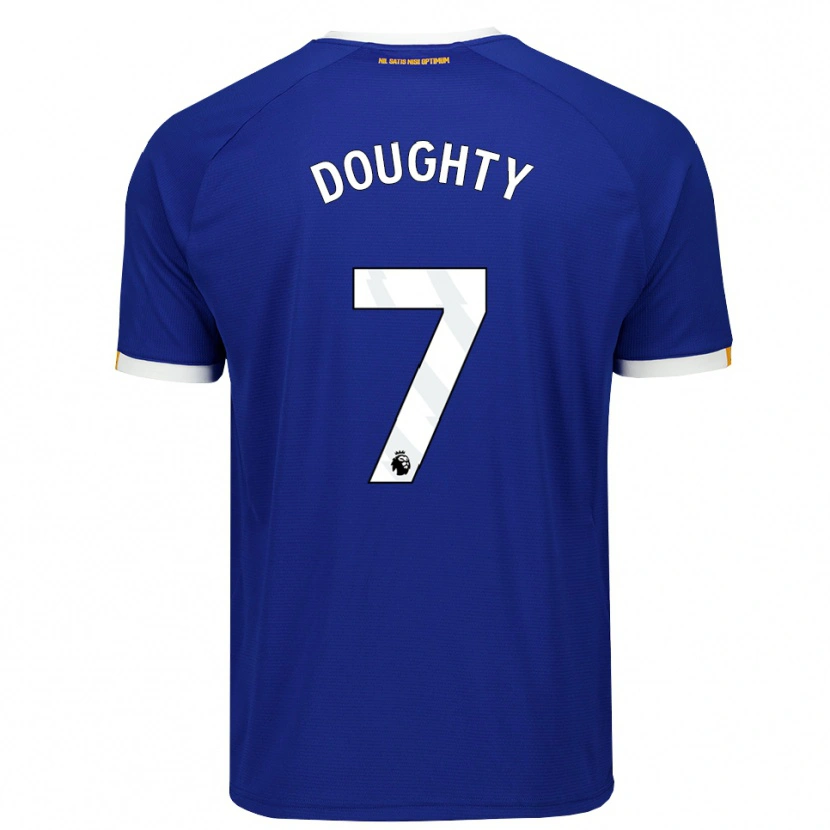 Danxen Mujer Camiseta Jake Doughty #7 Azul Blanco Amarillo 1ª Equipación 2026/27 La Camisa México