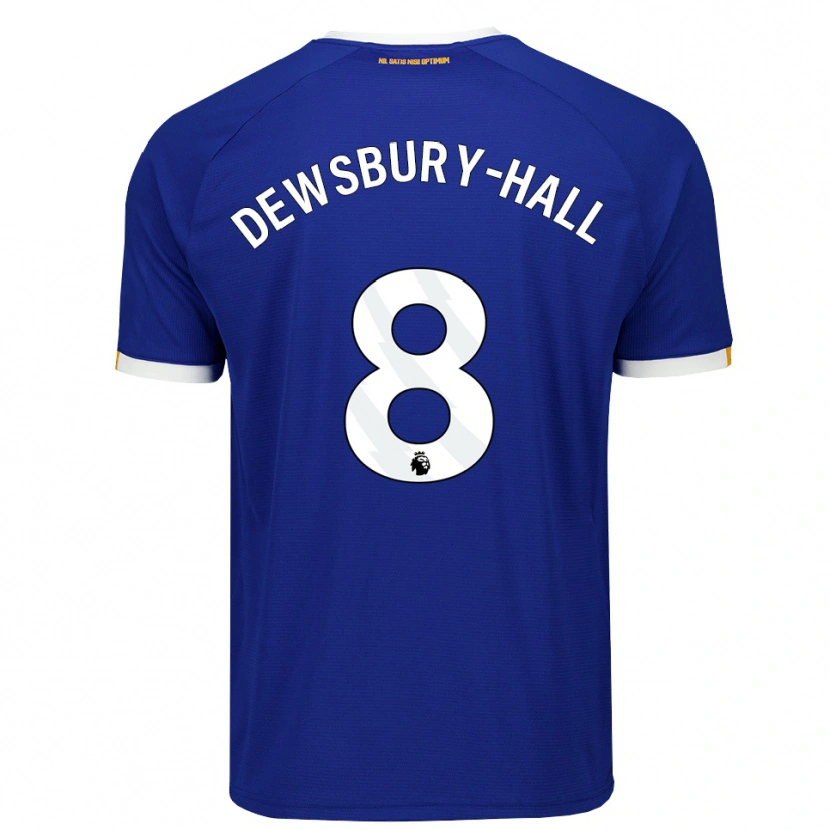 Danxen Mujer Camiseta Kiernan Dewsbury-Hall #8 Azul Blanco Amarillo 1ª Equipación 2026/27 La Camisa México