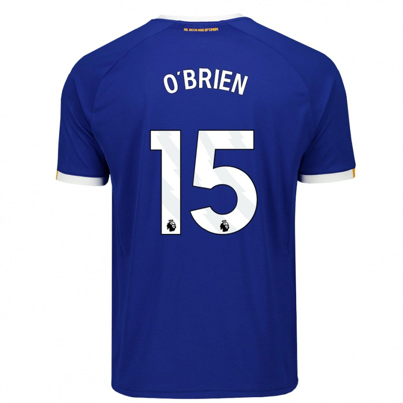 Danxen Mujer Camiseta Jake O'brien #15 Azul Blanco Amarillo 1ª Equipación 2026/27 La Camisa México