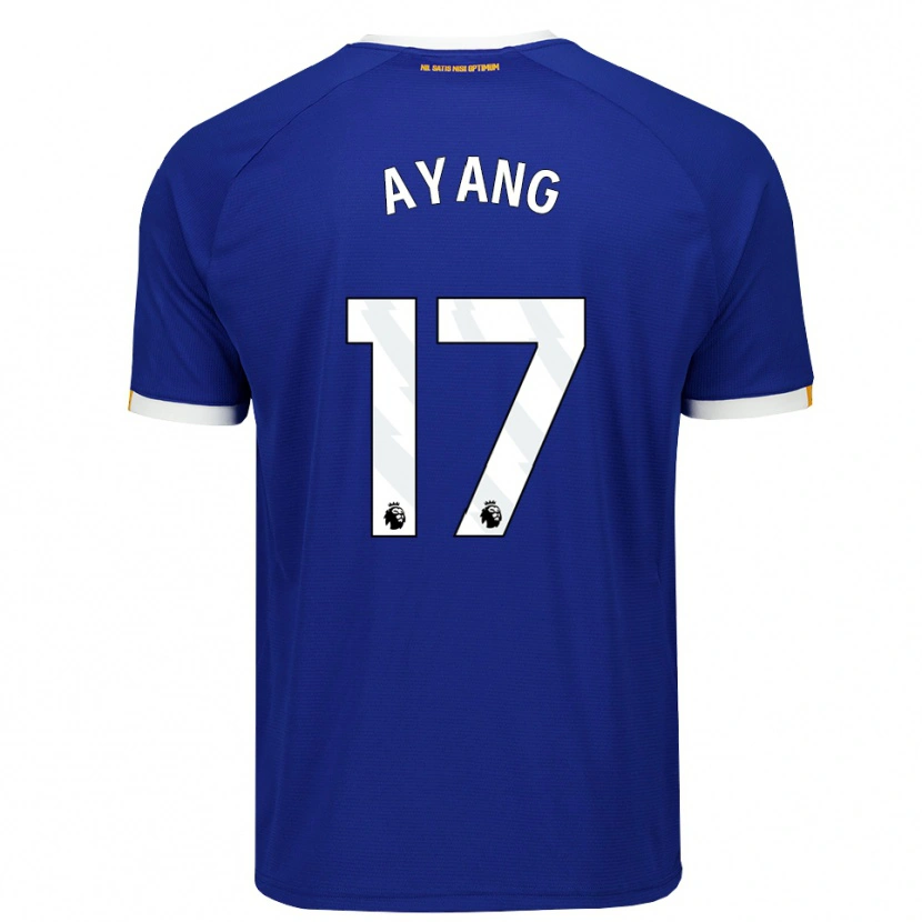 Danxen Mujer Camiseta Godswill Ayang #17 Azul Blanco Amarillo 1ª Equipación 2026/27 La Camisa México