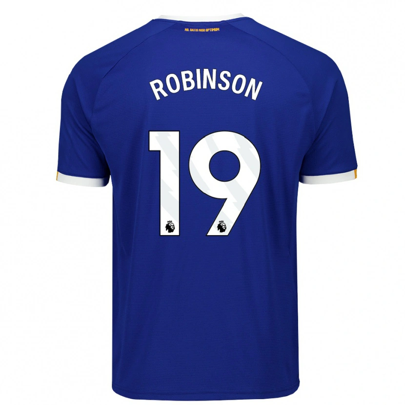 Danxen Mujer Camiseta Katie Robinson #19 Azul Blanco Amarillo 1ª Equipación 2026/27 La Camisa México