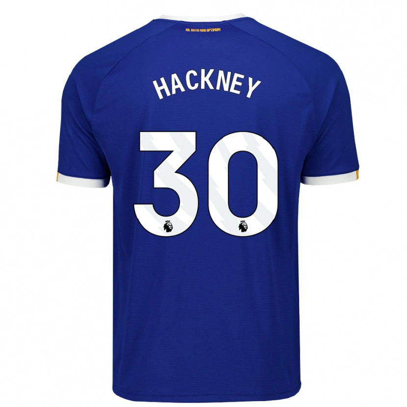 Danxen Mujer Camiseta Hayden Hackney #30 Azul Blanco Amarillo 1ª Equipación 2026/27 La Camisa México