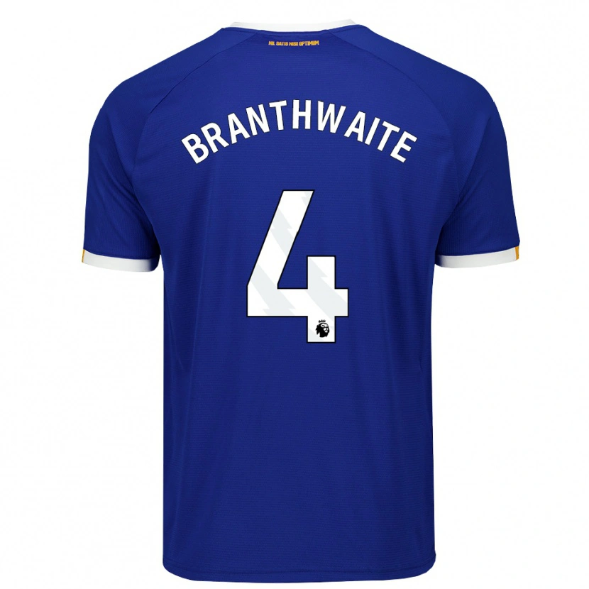 Danxen Mujer Camiseta Jarrad Branthwaite #4 Azul Blanco Amarillo 1ª Equipación 2026/27 La Camisa México