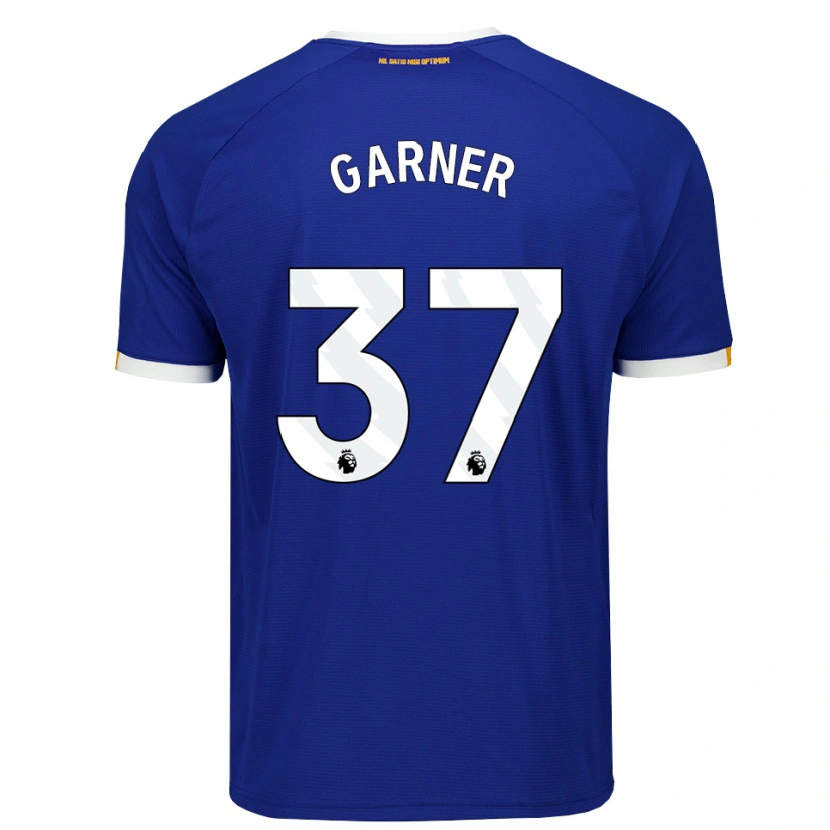 Danxen Mujer Camiseta James Garner #37 Azul Blanco Amarillo 1ª Equipación 2026/27 La Camisa México