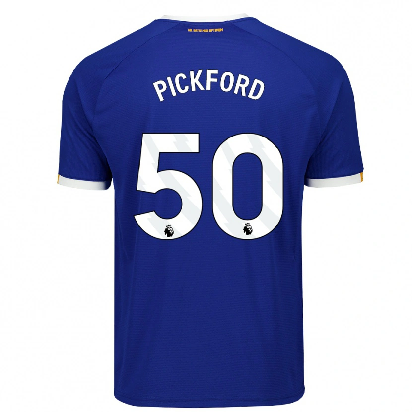 Danxen Mujer Camiseta George Pickford #50 Azul Blanco Amarillo 1ª Equipación 2026/27 La Camisa México
