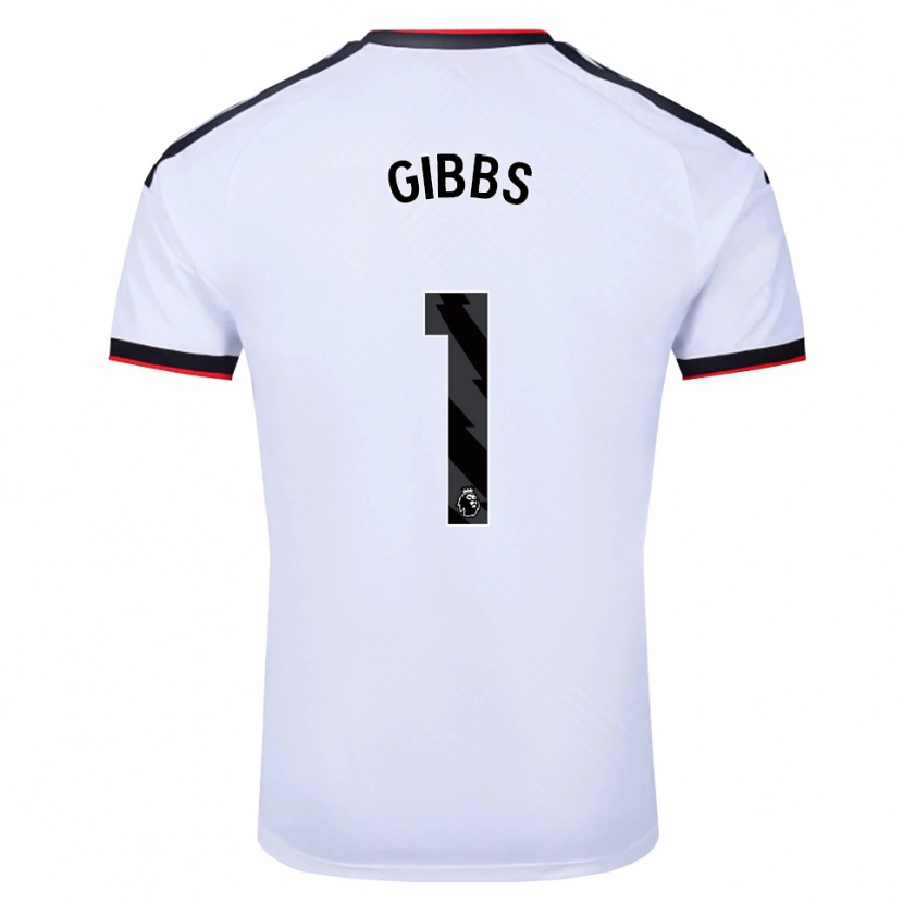 Danxen Mujer Camiseta Frankie Gibbs #1 Blanco Negro Rojo 1ª Equipación 2026/27 La Camisa México