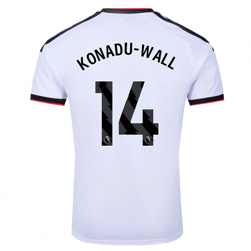 Danxen Mujer Camiseta Lewis Konadu-Wall #14 Blanco Negro Rojo 1ª Equipación 2026/27 La Camisa México