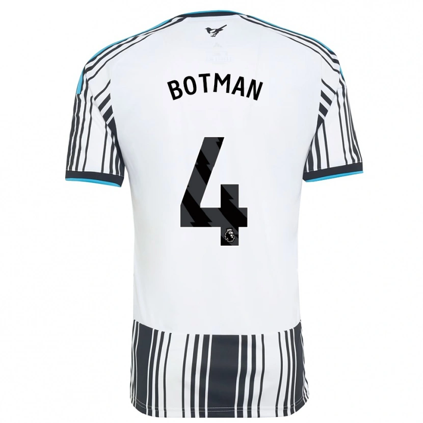 Danxen Mujer Camiseta Sven Botman #4 Azulcielo Negro Blanco 1ª Equipación 2026/27 La Camisa México