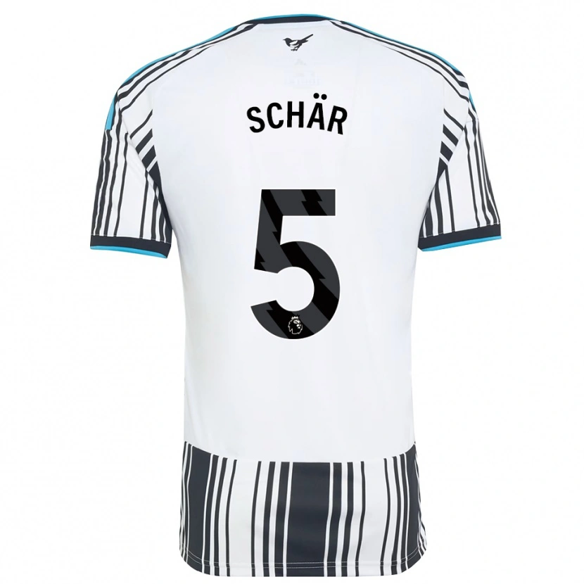 Danxen Mujer Camiseta Fabian Schär #5 Azulcielo Negro Blanco 1ª Equipación 2026/27 La Camisa México