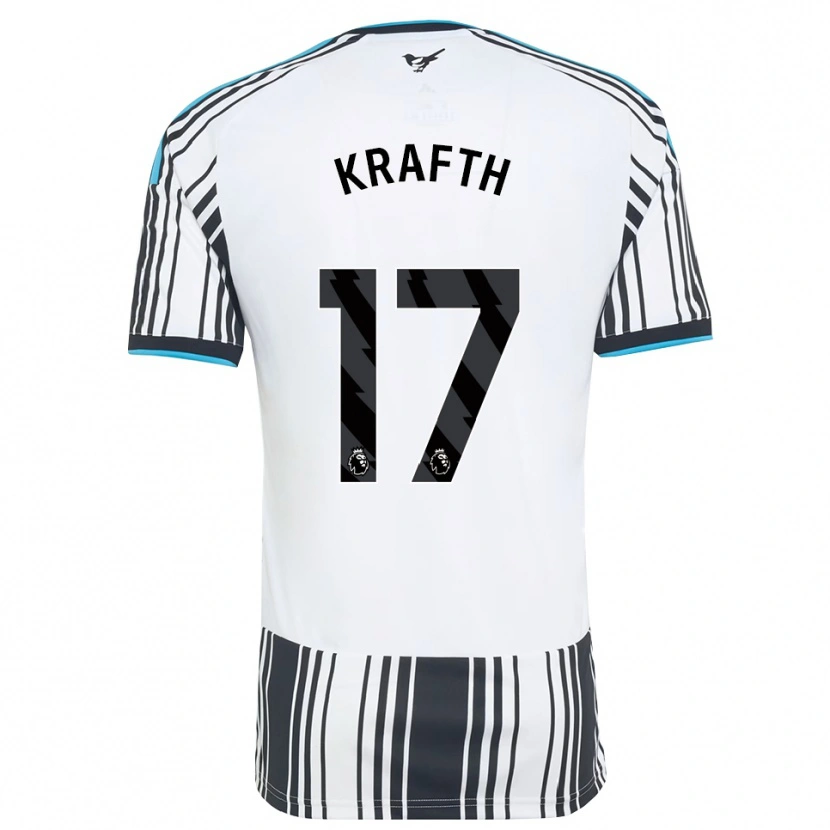 Danxen Mujer Camiseta Emil Krafth #17 Azulcielo Negro Blanco 1ª Equipación 2026/27 La Camisa México