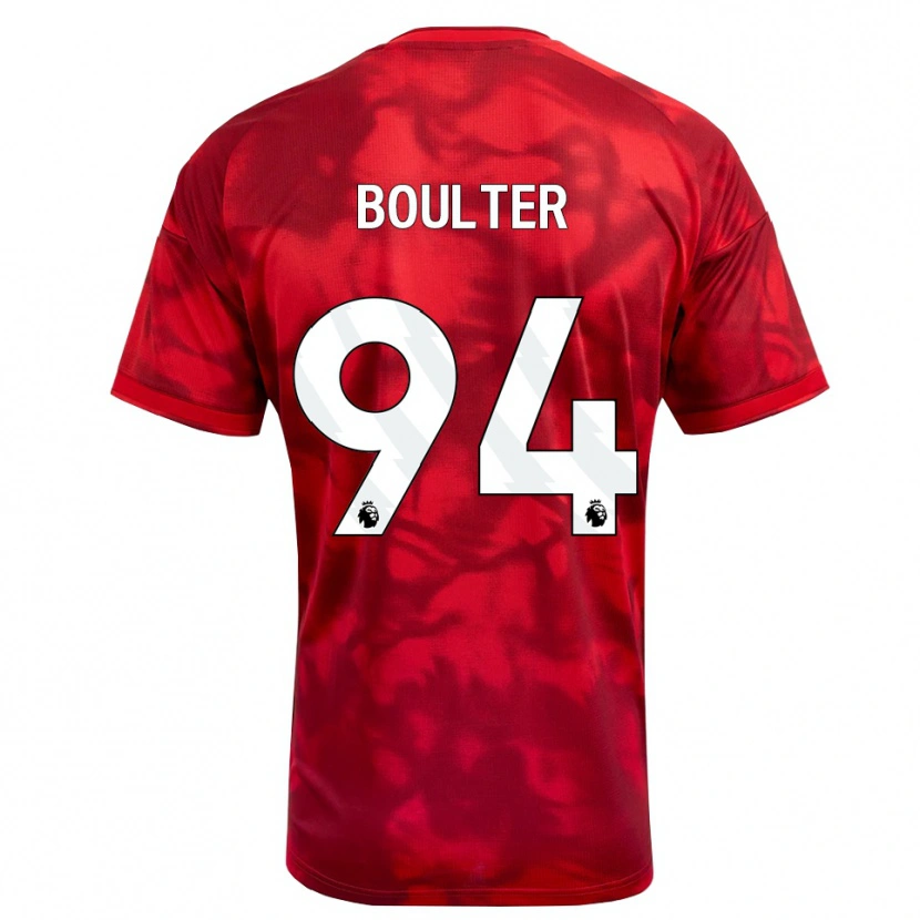 Danxen Mujer Camiseta Evan Boulter #94 Carmesí Blanco 1ª Equipación 2026/27 La Camisa México