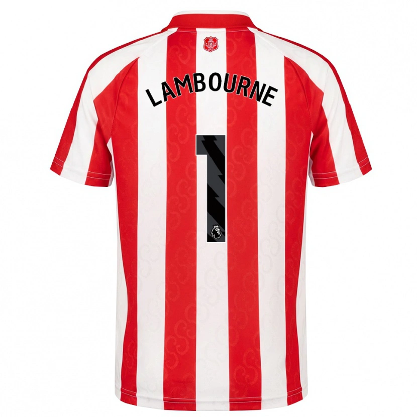 Danxen Mujer Camiseta Demi Lambourne #1 Rojo Blanco Negro 1ª Equipación 2026/27 La Camisa México