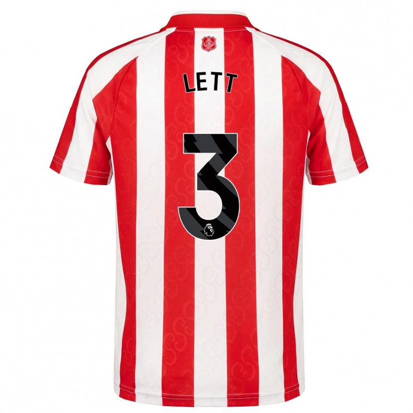 Danxen Mujer Camiseta Josh Lett #3 Rojo Blanco Negro 1ª Equipación 2026/27 La Camisa México