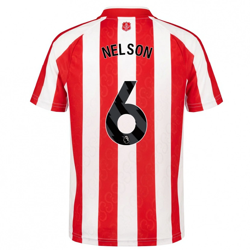 Danxen Mujer Camiseta Adam Nelson #6 Rojo Blanco Negro 1ª Equipación 2026/27 La Camisa México