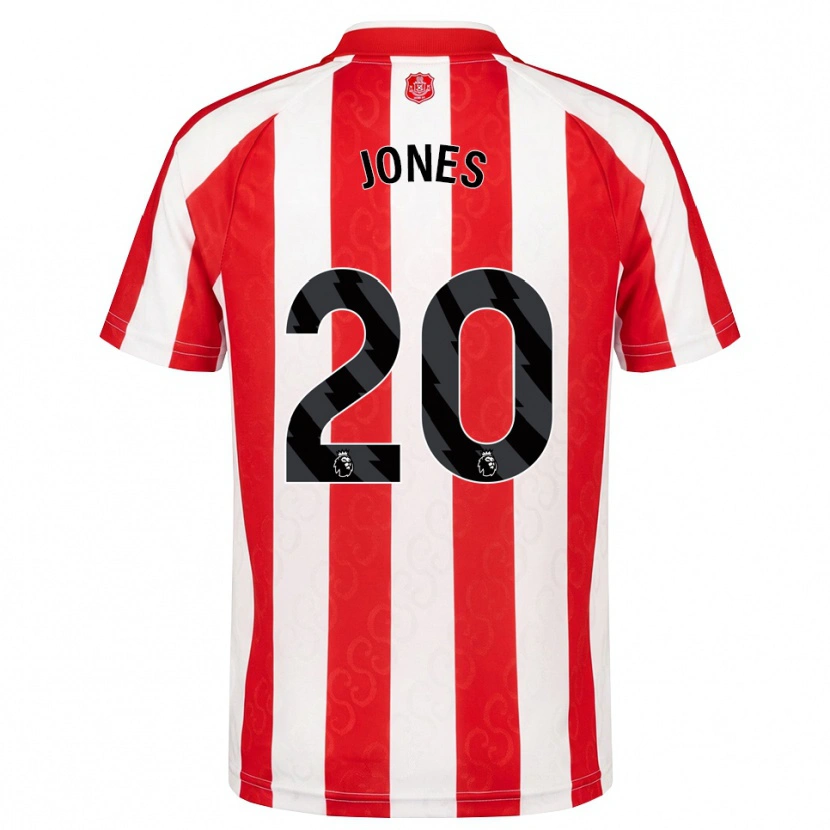 Danxen Mujer Camiseta Ellen Jones #20 Rojo Blanco Negro 1ª Equipación 2026/27 La Camisa México