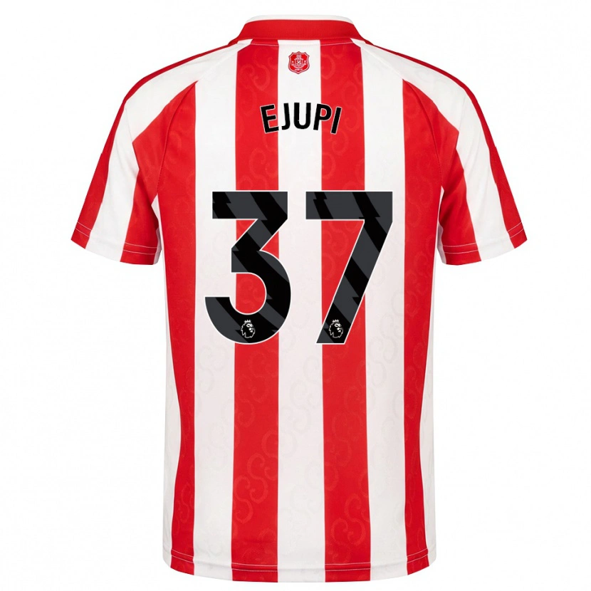 Danxen Mujer Camiseta Elizabeta Ejupi #37 Rojo Blanco Negro 1ª Equipación 2026/27 La Camisa México