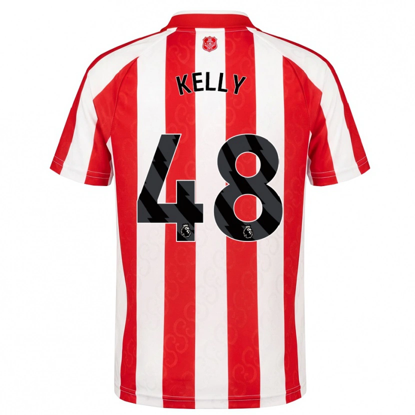 Danxen Mujer Camiseta Caden Kelly #48 Rojo Blanco Negro 1ª Equipación 2026/27 La Camisa México