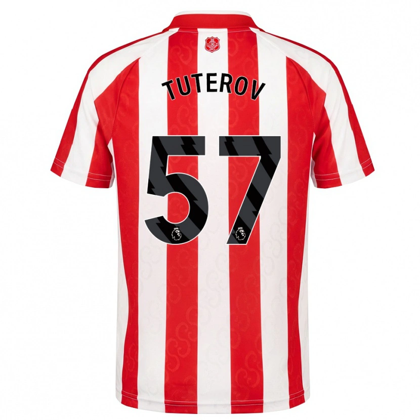 Danxen Mujer Camiseta Timur Tuterov #57 Rojo Blanco Negro 1ª Equipación 2026/27 La Camisa México